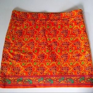 POLO GOLF midi pattern skort